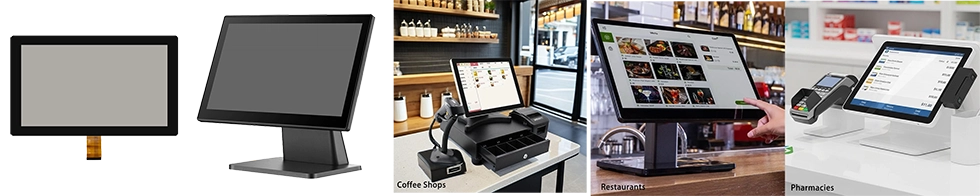 15.6 Inch Capacitive Touch Screen Panel for retail POS and checkout systems